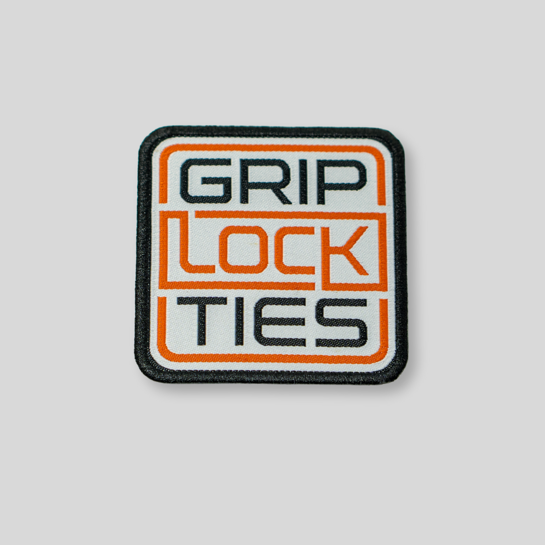 GripLockTies Iron-On Logo Patch