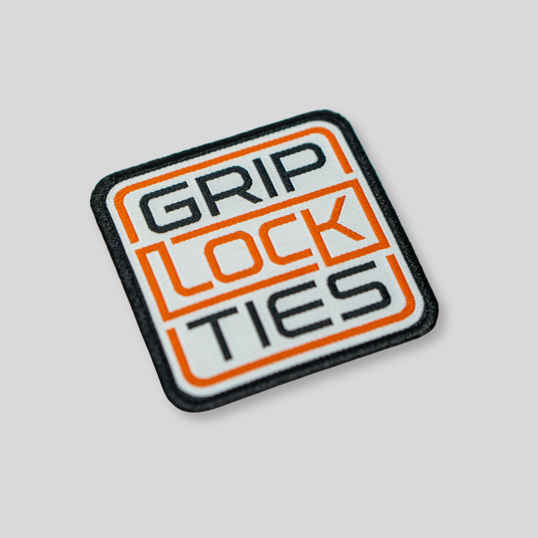 GripLockTies Iron-On Logo Patch