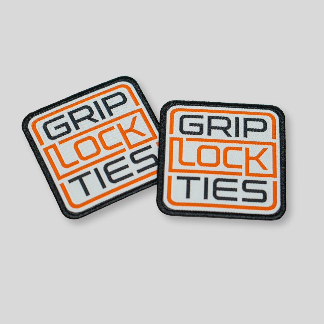 GripLockTies Iron-On Logo Patch