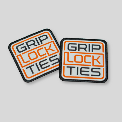 GripLockTies Iron-On Logo Patch