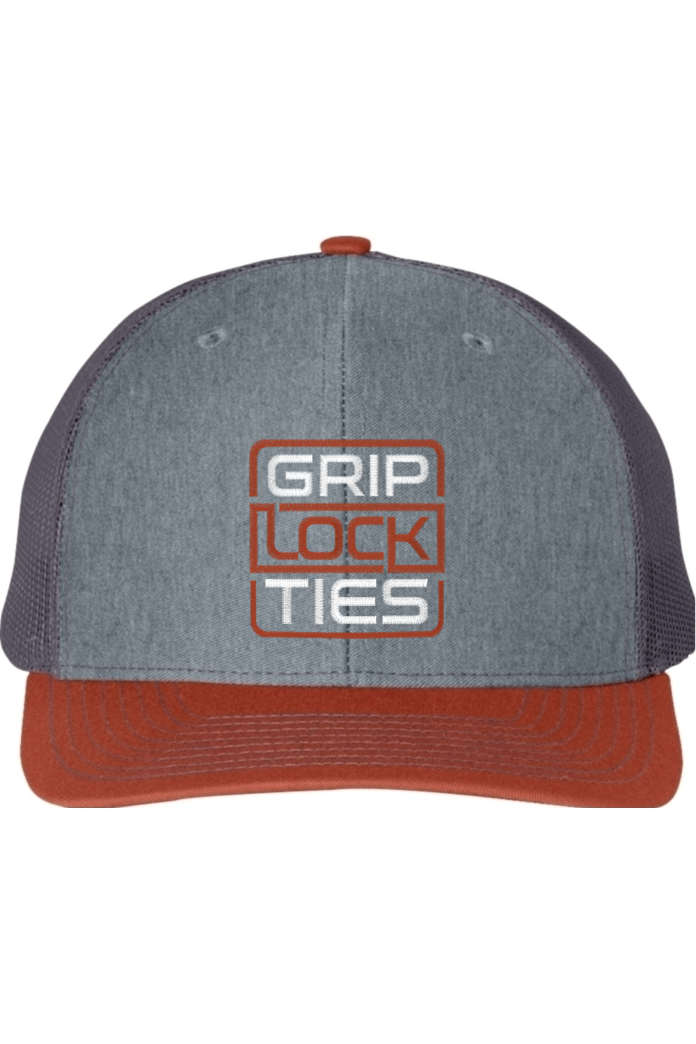 GripLockTies Square Logo Trucker Hat