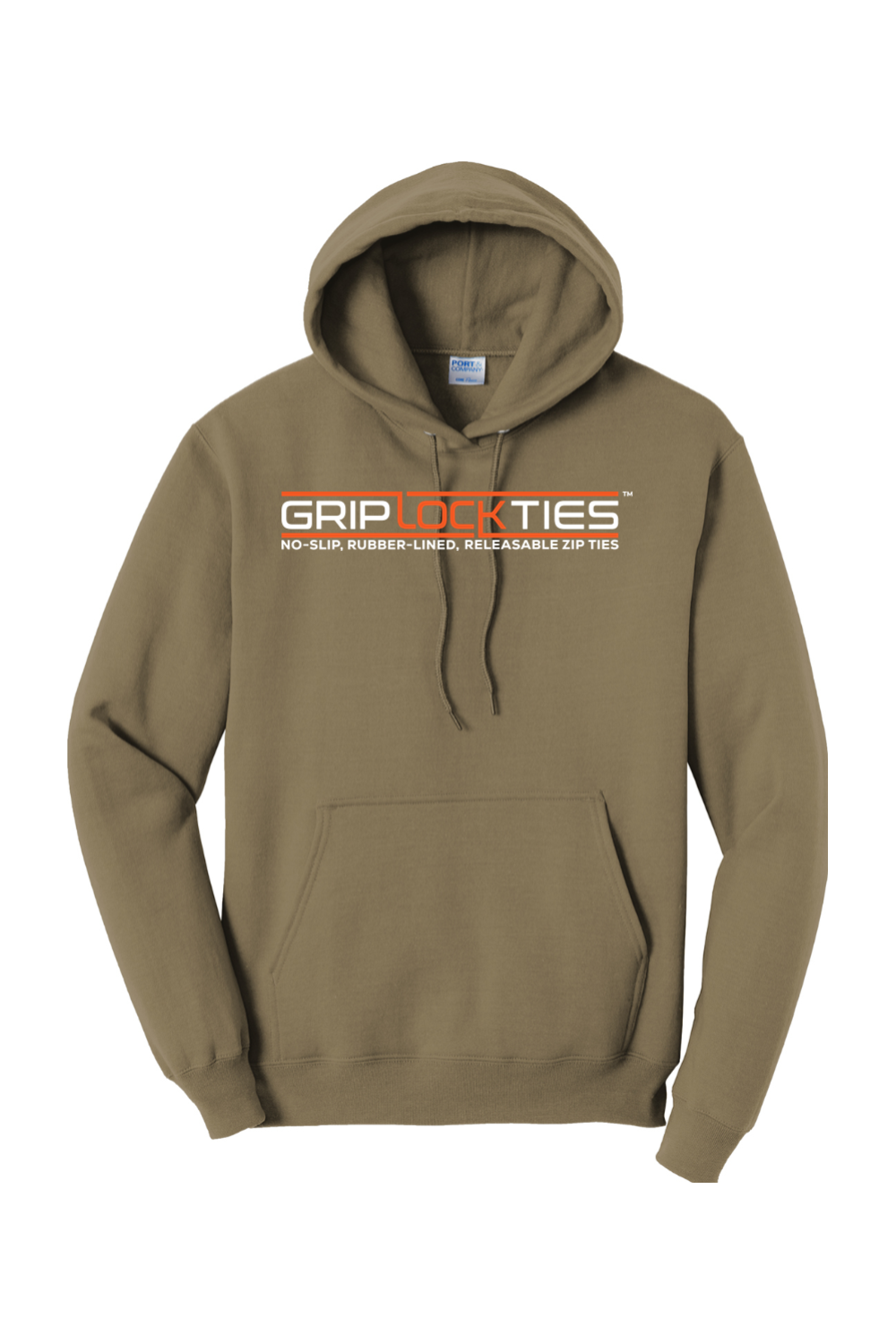 Grip Lock Ties Core Fleece Pullover Hooded Sweatshirt