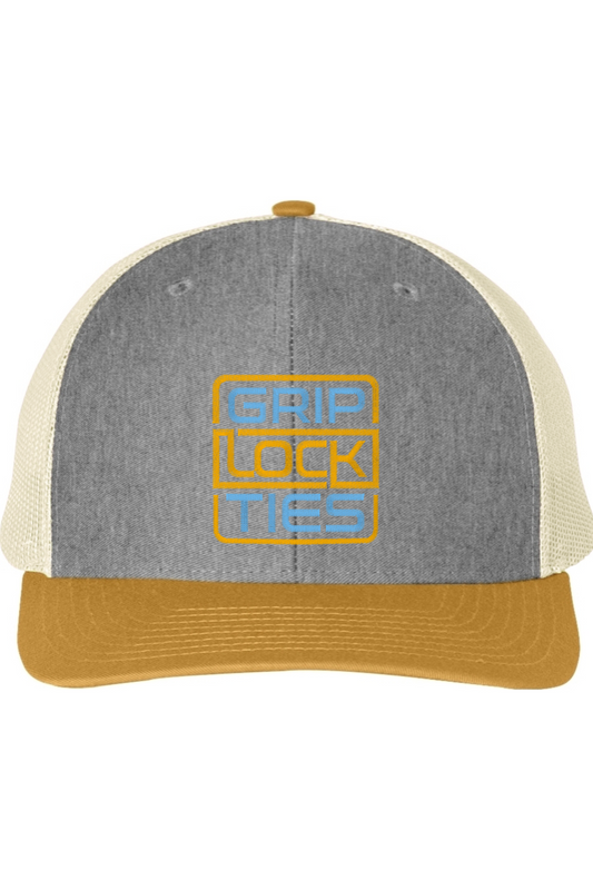 GripLockTies Square Logo Trucker Hat