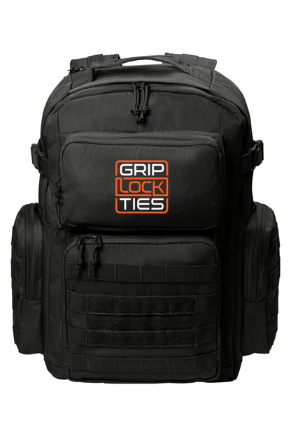 GripLockTies Tactical Backpack & Apparel Bundle