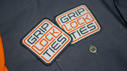 GripLockTies Iron-On Logo Patch
