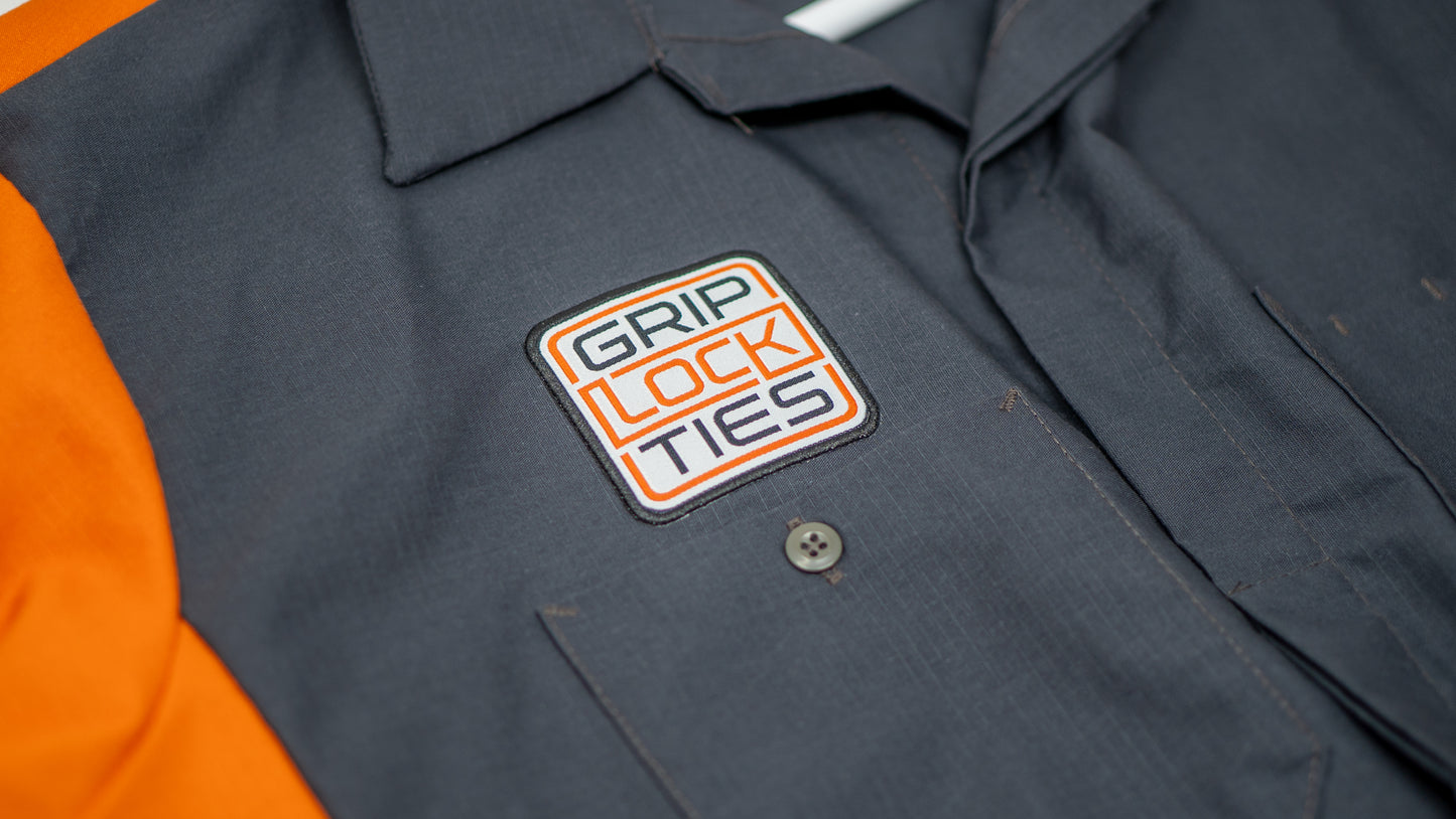 GripLockTies Iron-On Logo Patch
